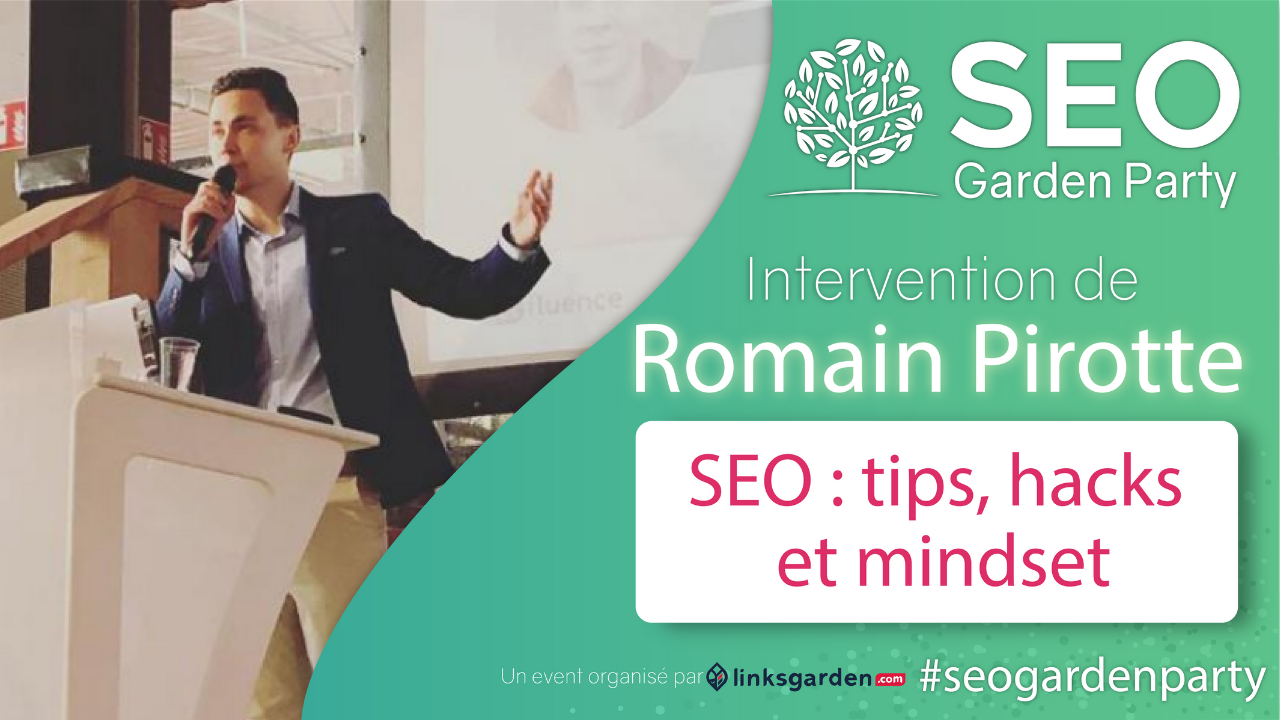 Romain Pirotte seo garden party par linksgarden